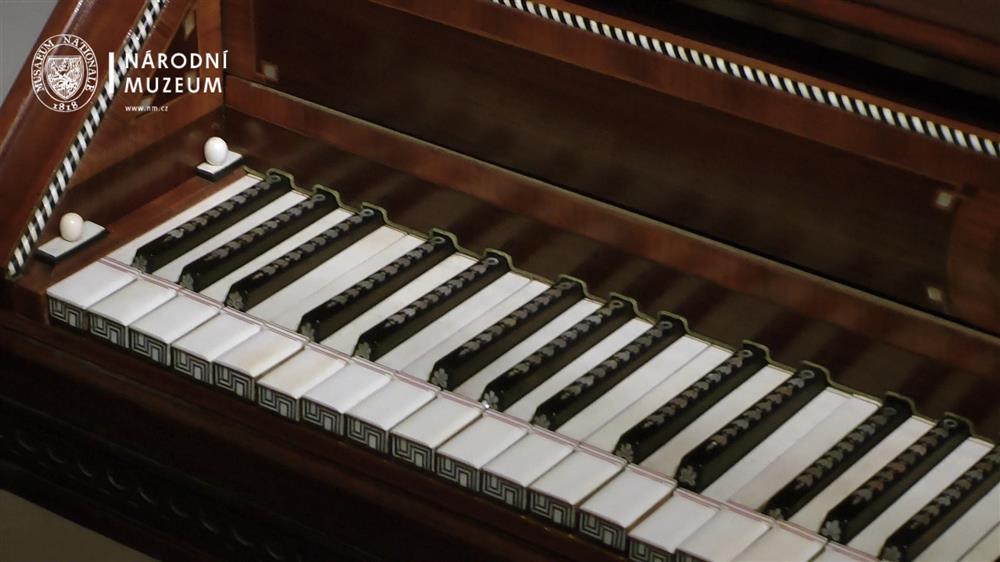 Keys inlaid with mother of pearl. Photo: National muzeum